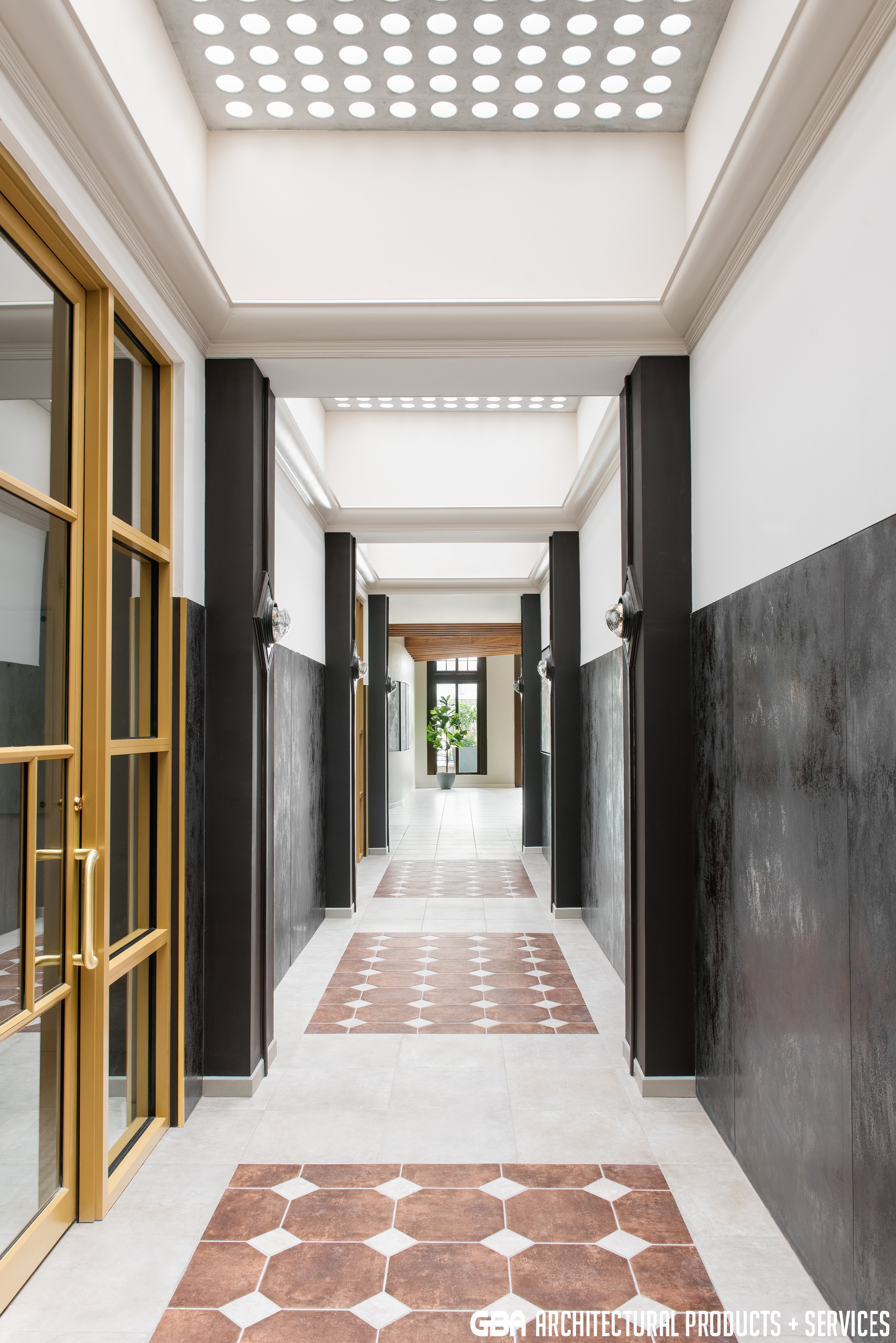 Hoffler Place precast and paver panels