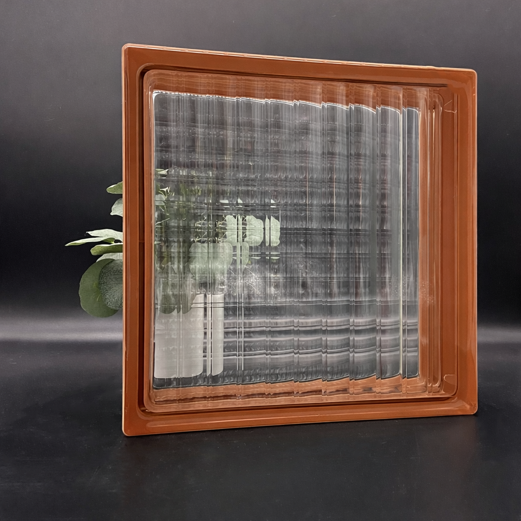 12x12x4 Cross Ribbed RAL 8023