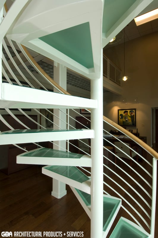 staircase glass design
