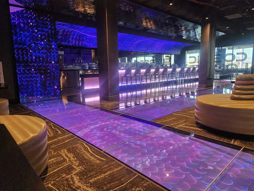 Las Vegas glass floor project