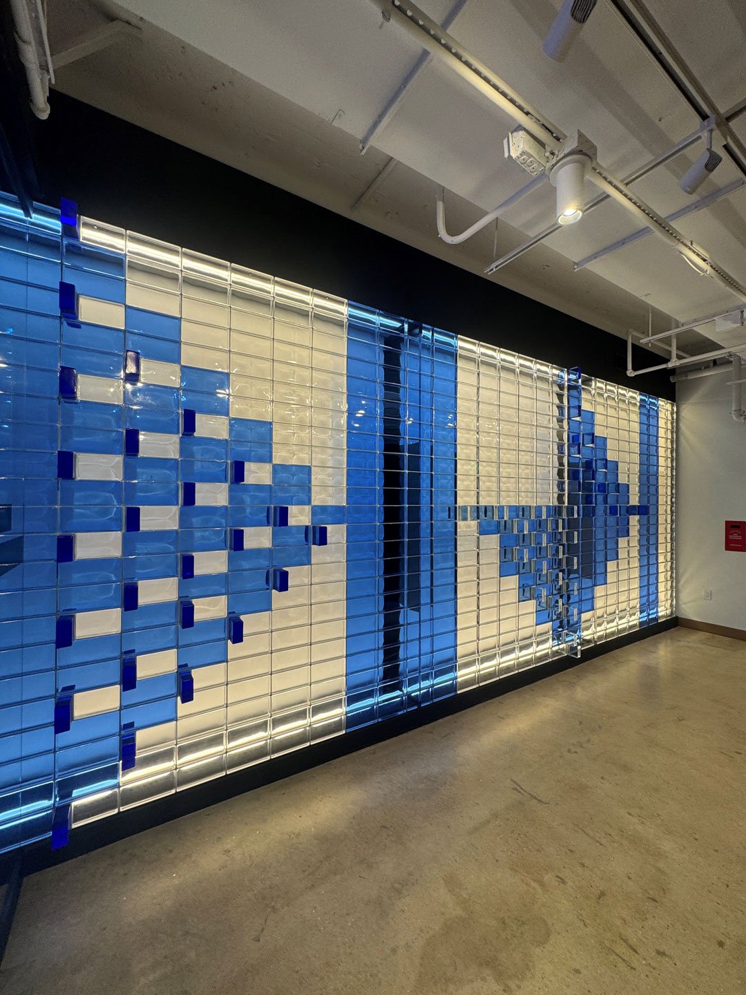 Glass Brick Architecture with Glass Brick Installations