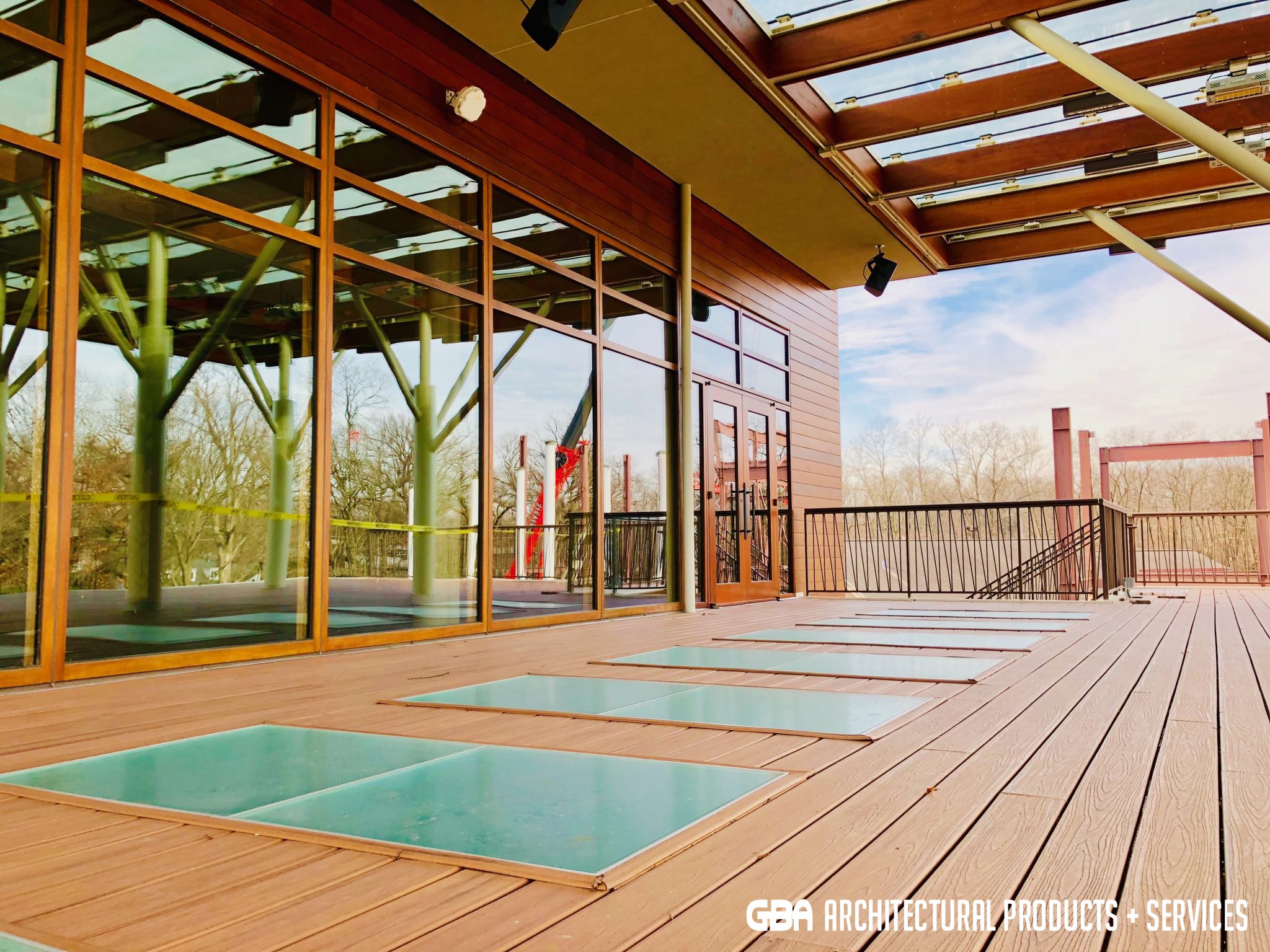 glass deck panels