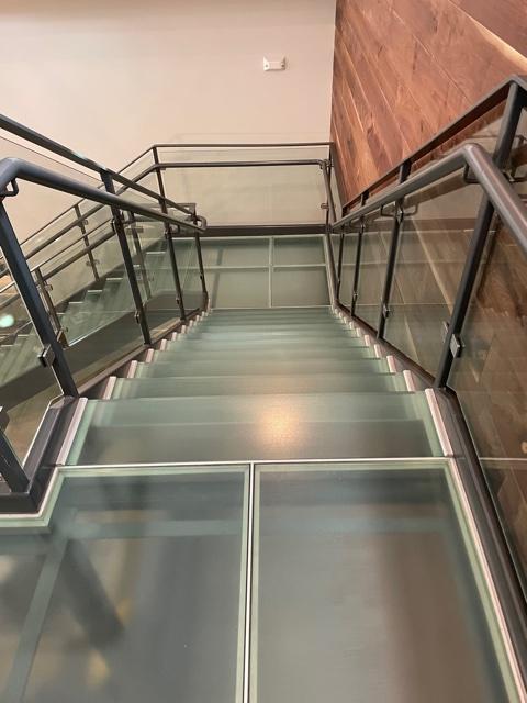 glass stair panels