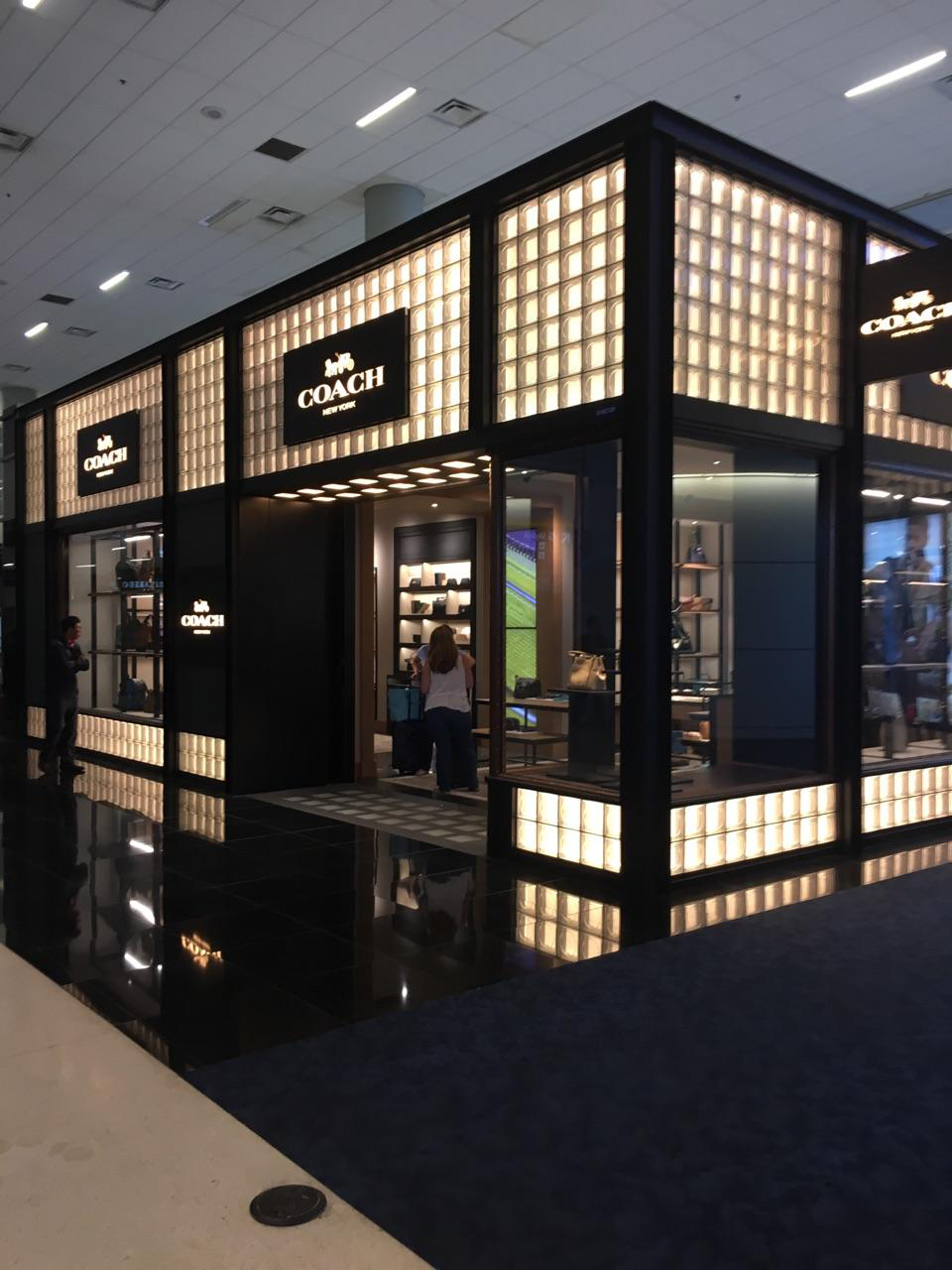 Motarless Glass Block Grid Walls