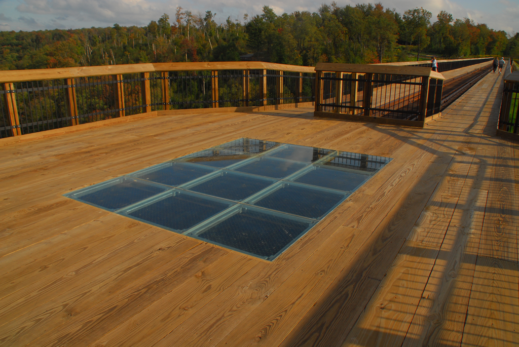 Structural Glass Floor at Kinzua Bridge, PA