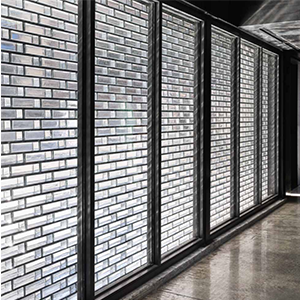 Glass Brick Accent Wall | glass walls