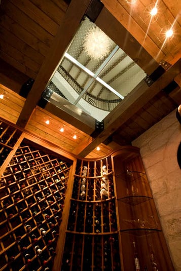 San Antonio Res Wine Cellar below
