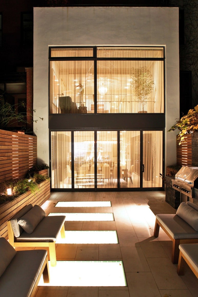 steel and glass plank