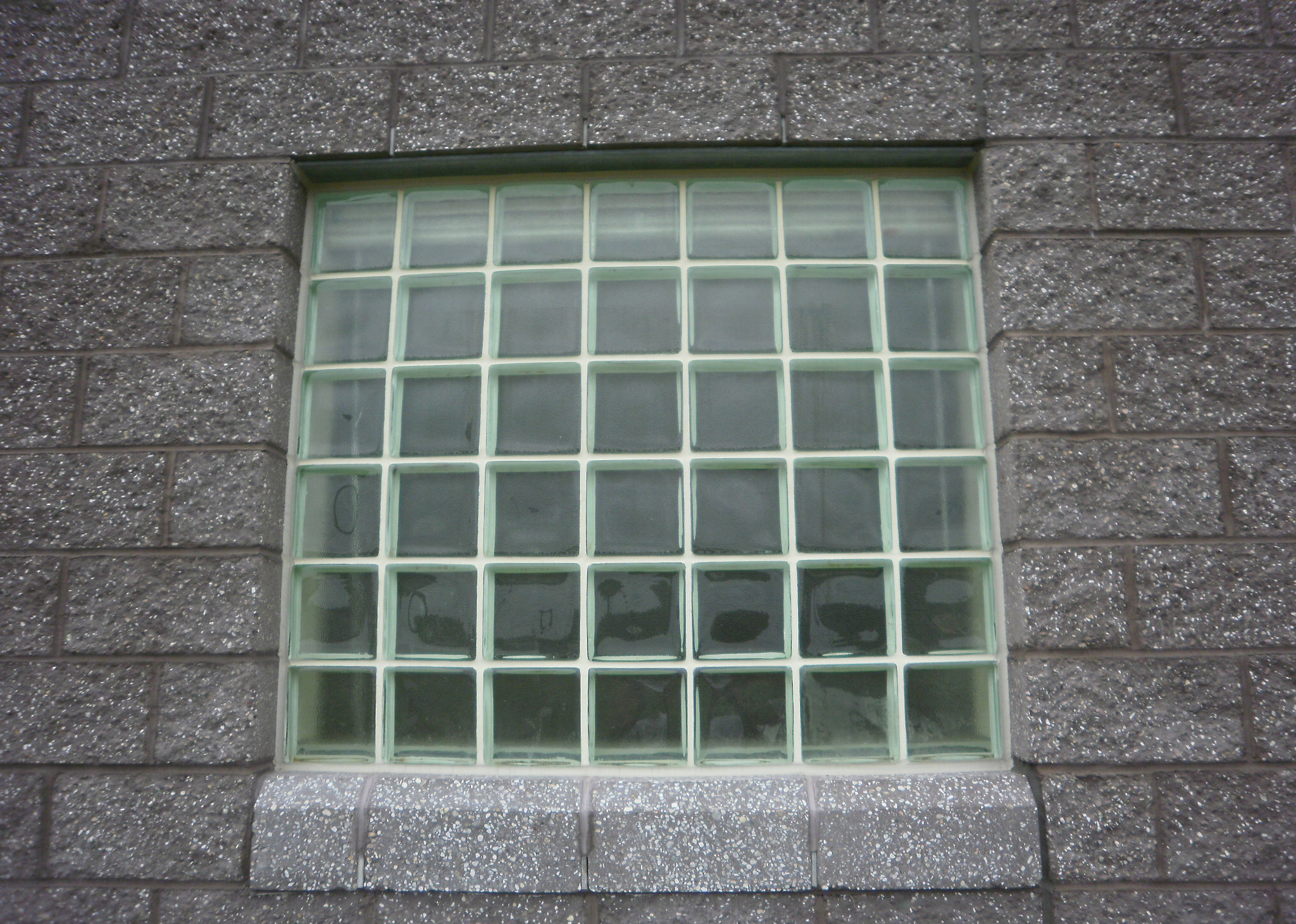 detention security glass block windows