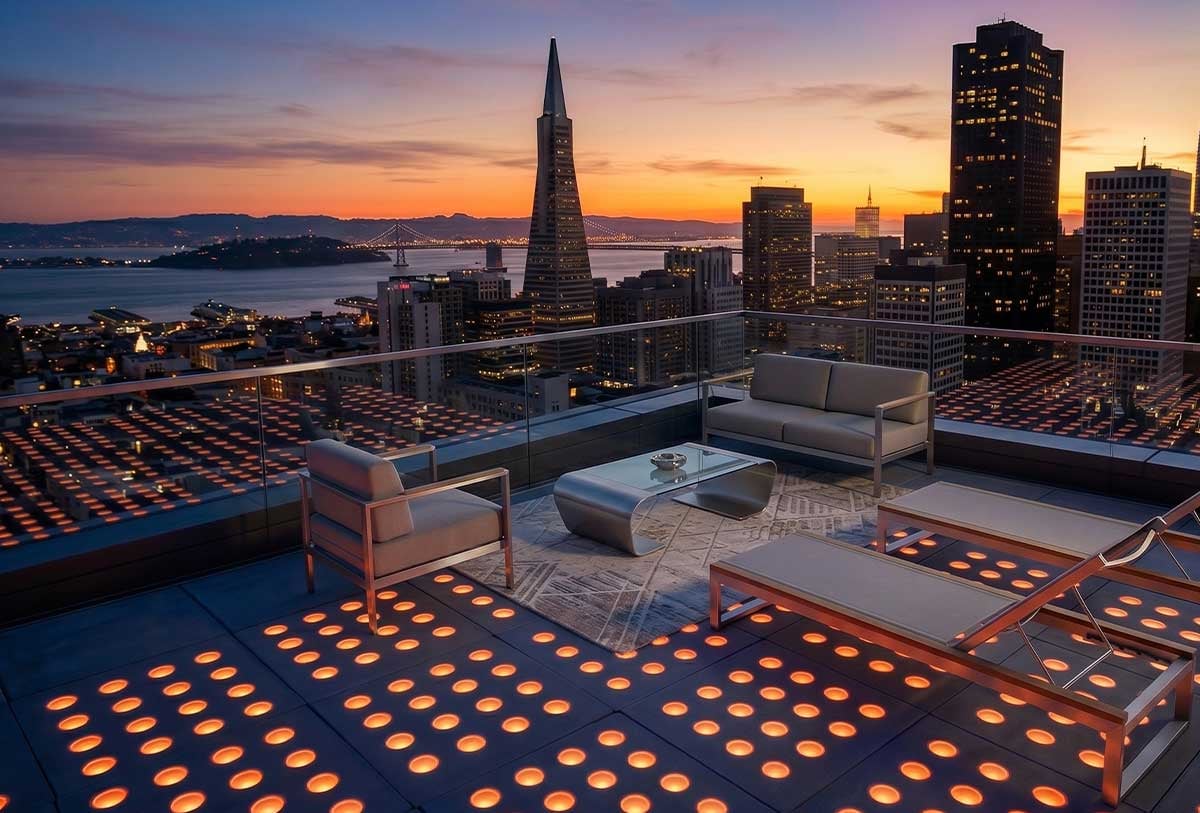 integrated LED pavers