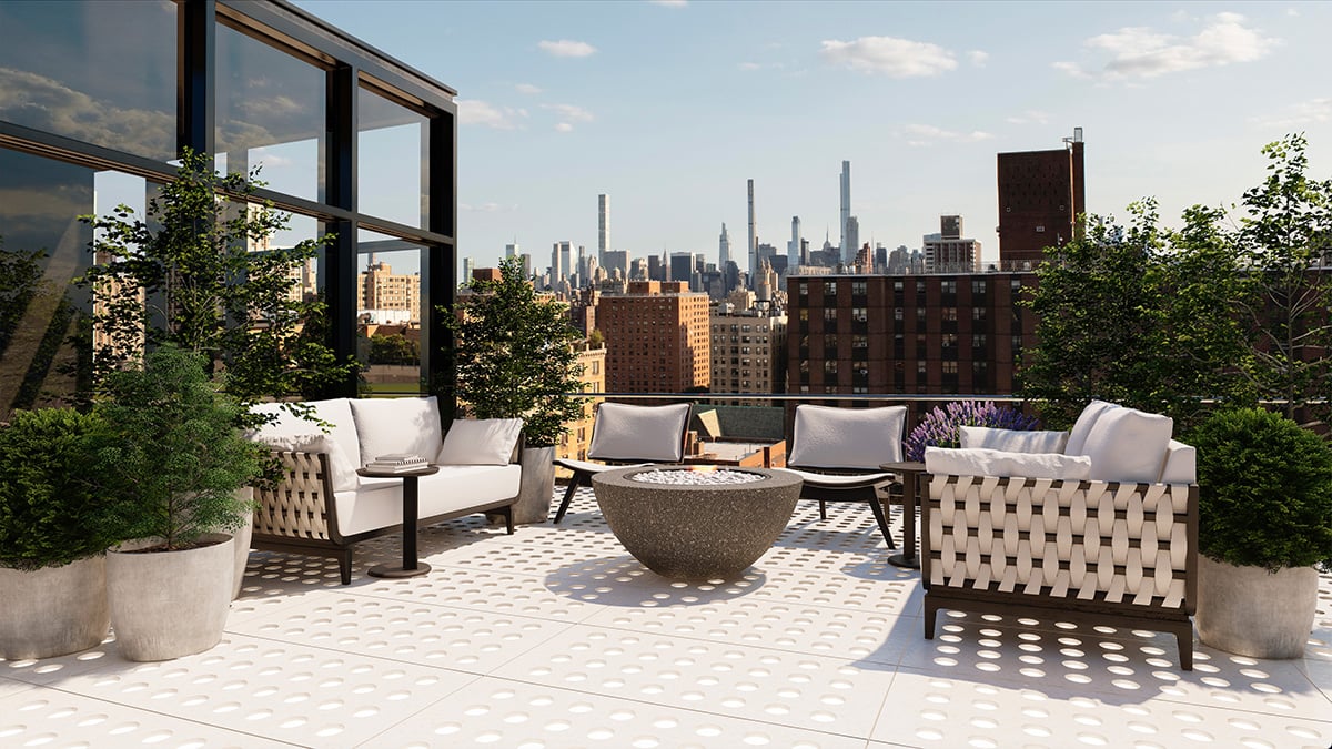 LED lighted pavers for rooftop flooring-1