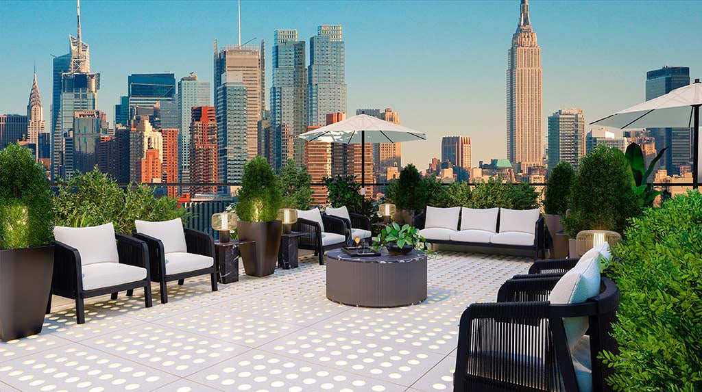 LED rooftop paver glass pavers in concrete